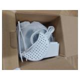 Upgraded Ultrasonic Retainer Cleaner Machine, 45kHz Ultrasonic Dentures Cleaner for Night Guards, Braces, Aligner, Toothbrush, Jewelry and More, 200ML Capacity, White