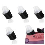 SNEGDO 4 Pcs Replacement Spout Compatible with Newest Contigo Aubrey Kids Water Bottle, Silicone Mouthpiece Replacement Parts Compatible with Contigo Kids Water Bottle (Bottle not Include)