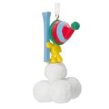 Hallmark Peanuts Woodstock with Snowballs Christmas Ornament