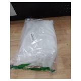 NICETOWN White Linen Sheer Curtains 63 inch Length, Vintage Grommet Linen Textured Semitransparent Privacy Window Treatment Light Filtering for Living Room, 52\" W x 63\" L, Set of 2