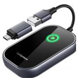 Luckymore Wireless Carplay Adapter, Converts Wired to Wireless Carplay Dongle for Plug & Play Carplay Fit for Cars from 2017 & for Apple iPhone iOS 10+