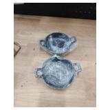 Ziliny Mini Cast Iron Skillets 5 x 5 x 1.3 Inch Cast Iron Pan Small Ramekin Set Black Casserole Dish Cookware Oven Safe Mini Skillets for Kitchen Indoor Outdoor Picnic (2 Pack)