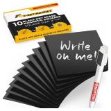 Dry Erase Magnetic Labels - Reusable Sticky Notes - Notepads for Refrigerator - Dry Erase Magnet Sheets - Blank Magnet Stickers to Write On - Magnets for Whiteboard Classroom Fridge