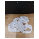 ZGMYC Women Sexy Cut Out Underboob Crop Top 2 Piece Racerback Athletic Tank Top T Shirt Cami Streetwear White