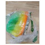 ArtCreativity 16 Inch Rainbow Playground Ball for Kids, Durable Rubber, Includes Hand Pump, Bouncy Outdoor Toy for Backyard, Park, Beach, Boys and Girls Ages 3+