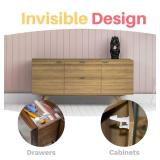 Inaya Cabinet Locks Baby Proofing - Child Proof Drawer Locks - Child Safety Cabinet Latches with 3M Adhesive Easy Installation - No Drilling or Extra Screws (8 Pack)