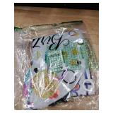 50 Pieces Happy Birthday Party Aluminum Foil Balloons 18\" Foil Mylar Helium Balloon Round Inflatable Balloons for Birthday Parties Baby Shower Decorations Supplies