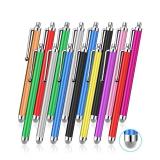 DAXINGXING 15 PCS Stylus Pen for Touchscreen,High Sensitivity Precision Stylus Pen with Durable Fiber Tip,Stylus Compatible for iPad/iPhone/Android Tablets and Touchscreen Devices,10 Colors