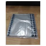 Containlol 100 Pack Bread Bags for Homemade Bread with Twist Ties, Clear Plastic Bakery Bags with Black Buffalo Plaid Design for Sourdough, Cookies, Rolls, Home Bakers Gift Packaging