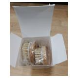 A 2 Pack Dry Brushing Body Brush, Natural Bristle Exfoliating Brush with Massage Nodes, for Lymphatic Drainage and Improving Skin Health and Reduces Acne