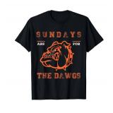 Sundays are for The Dawgs Cleveland Ohio Present Dawg T-Shirt size L brown not black