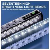 4800 Lumen Bike Lights, 4 Modes Bike Light for Night Riding, Rechargeable Bike Headlight, Waterproof Bicycle Light with High Beam and Low Beam, for Adult Kid Mountain Off-Road Cycling Commuting