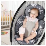 ï»¿Infant Car Seat Insert, Baby Head Body Support for Newborn Cushion Pads, Compatible with 3 to 5 Point Harness Systems, Breathable Soft Fabric, Perfect for Carseats, Strollers, Swings