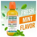 TheraBreath Deep Clean Mouthwash, Antiseptic Benefits, Fresh Mint Flavor, Dentist Formulated, Alcohol Free, 16 fl oz (Pack of 2)