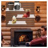 Kathfly 100 Pack 4 x 10 Inch Slatwall Shelves Hanging Accessories Clear Slatwall Shelf Plastic Shelves for Wall, Home Shoe Stores Boutiques Supplies (Clear)