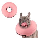 Supet Inflatable Dog Cone Collar for Large Medium Small Dogs, Soft Cone Collar for Dogs Cats, ECollar Doggie Neck Donut Dog Cone Alternative After Surgery