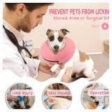 Supet Inflatable Dog Cone Collar for Large Medium Small Dogs, Soft Cone Collar for Dogs Cats, ECollar Doggie Neck Donut Dog Cone Alternative After Surgery