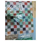 QJUZO Compatible with MacBook Air 13 inch Case 2025 2024 2023 2022 M4 M3 M2 A3240 A3113 A2681, Laptop Hard Shell Cover with Screen Protector + Keyboard Cover for MacBook Air 13.6\" - Brown Green Plaid