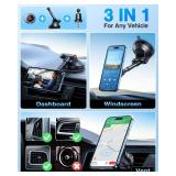 ãMilitary-GradeãVANMASS for MagSafe Car MountãUpgraded Strongest Magnetic&SuctionãPhone Holder Cell Stand for Dashboard Windshield Vent, Tesla Truck Cradle for iPhone 17 Pro Max 16