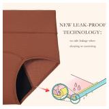 Mordlanka Period Underwear for Women Breathable Menstrual Period Panties Multicolor
