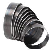 8Pcs Leather Punching Die Set Round Shape Alloy Steel DIY Cardboard Cutting Hollow Hole Puncher