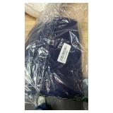 CHICME 2 Piece Lounge Outfit Long Sleeve Knit Pullover Tops Drawstring Pants Set Tracksuit Sweatsuit-bl-M