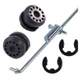 55366066AB for Dodge RAM Transfer Case Shifter Control Linkage +2 Clip +68078974AA Grommet Bushing 2005 2006 2007 2008 2009 2010 2011 2012 Ram 1500 2500 3500 4500 5500 PICK UP 4x4 68078974AA,926-884.