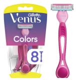 Gillette Venus Simply3 Disposable Razors for Women, 8 Count, Designed for a Close and Comfortable Shave