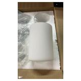 Frosted glass lamp shadesfor light fixture (6 pack)