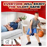 ALDWDY Silent Basketball Size 7 (29.5\") â Grooved Airless Indoor Basketball for Quiet Dribbling and Indoor Training, Pro PU Foam Ball â Real Feel Higher Bounce Quieter