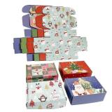 QIANF 20 Pack 6x4x2 Inch Small Shipping Boxes Christmas Gift Box with Lid, Thick Recyclable Corrugated Cardboard Gift Mailing Boxes for Gift Packaging Small Business
