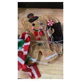 Light Up Gingerbread Man Christmas Decorations Outdoor, 53 LEDs Set of 3 Lawn Ornament, Outdoor Lighted Holiday Displays for Christmas Yard Decorations (Gingerbread Man)