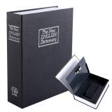 KYODOLED 10.5Inch Diversion Book Safe with Combination Lock, Extra Large Safe Secret Hidden Metal Lock Box,Money Hiding Box,Collection Box,10.5\" x 7.8\" x 2.6\" Black Extra Large