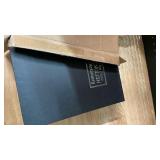 KYODOLED 10.5Inch Diversion Book Safe with Combination Lock, Extra Large Safe Secret Hidden Metal Lock Box,Money Hiding Box,Collection Box,10.5\" x 7.8\" x 2.6\" Black Extra Large