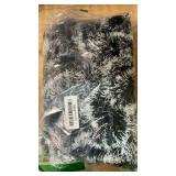 33FT Green Tinsel Christmas Garland Metallic Twist Shiny Garland for Christmas Tree Decorations, Xmas Holiday Hanging Garland for Home Indoor Outdoor Party Supplies Decor (Green, White)