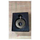 LYMFHCH Vintage Pocket Watch Roman Numerals Scale Quartz Pocket Watches with Chain Christmas Graduation Birthday Gifts Fathers Day