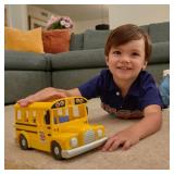 CoComelon Official Musical Yellow School Bus, Plays Clips from âWheels on The Bus,â Featuring Removable JJ Figure â Character Toys for Babies, Toddlers, and Kids