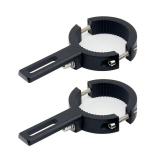Motorcycle Spotlight Mount Brackets, Motorbike Tube Clamp Turn Signal Mounting Clamp Fog Light Holder for 1.5\"-2.36\" ATV UTV Roll Bar (2 Pcs)