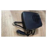 Demohome 12V 200W Car Heater & Cooling Fan - Rapid Windscreen Defogger & Window Defroster for Winter & Humid Weather - Safe & Portable with Cigarette Lighter Plug-In for All Cars - White