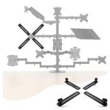 Pholiten VESA Mount Bracket Adapter Monitor Arm Mounting Kit for Screen 13 to 27 inch,75mm or 100mm VESA