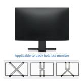 Pholiten VESA Mount Bracket Adapter Monitor Arm Mounting Kit for Screen 13 to 27 inch,75mm or 100mm VESA