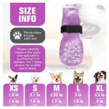 EXPAWLORER Anti Slip Dog Socks to Prevent Licking Paws, Dog Shoes for Hot Pavement, Dog Booties for Small Medium Large Senior Dogs, Traction Control Boots & Paw Protectors for Hardwood Floors