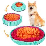 Vivifying Snuffle Mat for Dogs, Interactive Sniff Mat for Slow Eating and Keep Busy, Adjustable Dog Digging Toys Encourages Natural Foraging Skills and Mental Stimulation