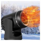 New Car Heater,Portable 12V Car Heaters & Defroster,200W Fast Heating & Cooling Fan,Plug in Car Heater for Windshield Defogger with 360Â° Rotary Car Heaters for Vehicle,Car,RV,SUV