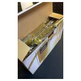 N9R 300PCS Gold Plastic Silverware, Heavy Duty Gold Plastic Cutlery Set Disposable Flatware Dinnerware, 100 Forks, 100 Spoons, 100 Knives, Perfect for Party, Wedding and Daily Use