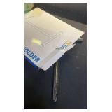 RUACQ T-Shape Hand Towel Holder Stand, Weighted Base Towel Rack, Countertop Towel Holder for Bathroom, 304 Stainless Steel, Heavy Duty (Chrome)