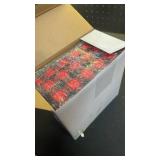 Clabby 4 pcs Christmas Nesting Boxes with Lids Square Xmas Stackable Gift Box, Assorted Sizes Decorative Nesting Boxes with Ribbon for Holiday Wedding Birthdays Present(Red and Black,Checkered)