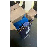 HOTEC Silicone Spatula Set of 2 Heat-Resistant 600Â°F & BPA-Free Kitchen SaptulaTurner with Stainless Steel Handles, Slotted & Solid Spatulas for Nonstick Cookware, 13.7 Inch, Classic Blue