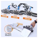 Fanlocn Portable Hand Held Mylar Bag Crimper and Sealer - Integrated Type for Plastic/ Snack Bags Food Storage (12 inch)