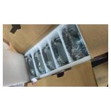 BOROHOUSE 5-Pack Borosilicate Glass Containers with Tempered Lids, 35.2oz/4.4 Cup Airtight Meal Prep Set, Microwave/Freezer Safe (Gray)